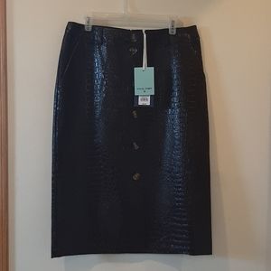 NWT Rachel Comey faux leather skirt with pockets